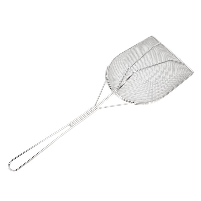 Reptile Sand Litter Scoop, Mesh Design Stainless Steel High Density Comfortable Grip Reptile Sand Shovel for Reptile