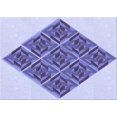 thumbnail image 1 of Ahgly Company Tapis d'Intérieur Lavables en Machine, Rectangle Transitionnel Bleu Ardoise, 2' x 3', 1 of 7