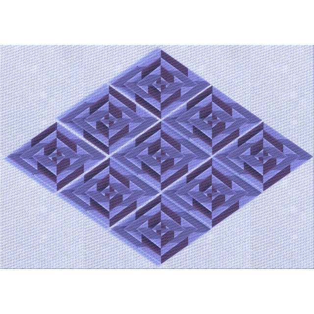 Ahgly Company Tapis d'Intérieur Lavables en Machine, Rectangle Transitionnel Bleu Ardoise, 2' x 3'