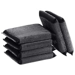 TopLLC Tools,Herramientas Black Stainless Steel Wire Dishwashing Sponge Cloth Multi-purpose Brush Pot And Dish Kitchen Dishcloth Tool Dishwashing Sponge