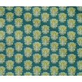 thumbnail image 4 of oneOone Cotton Flex Fabric Leaves & Floral Block Printed Craft Fabric BTY 40 Inch Wide, 4 of 5