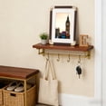 thumbnail image 4 of Plastic Photo Frame Plastic Imitation Brown Corner Solid Wood Texture Photo Frame Tabletop Picture Frame Ornament(1Pcs) Rkxzt, 4 of 7