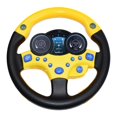 thumbnail image 1 of Milaget Jeu de Rôle de Conducteur Volant Jaune Jouets de Course pour Enfants Extérieur, 1 of 5