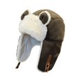 thumbnail image 4 of GUOOL Chapeau Trappeur d'Oreilles d'Animaux Léger Mignon Confortable Protection des Oreilles Marron, 4 of 9