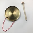 thumbnail image 3 of 1 Set Chinese Gong Hand Gong Creative Copper Gong Music Toy for Festival Party, 3 of 4