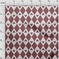 thumbnail image 3 of oneOone Velvet Brown Fabric Check Argyle Sewing Material Print Fabric By The Yard 58 Inch Wide, 3 of 4