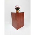 thumbnail image 2 of FixtureDisplays® 15 X 15 X 24" Elevate Your Display Pale Walnut Cube Pedestal Riser for Sleek Product Showcasing 15927-PALE WALNUT, 2 of 6
