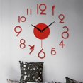 thumbnail image 3 of 3D Frameless Wall Clock, Silent Diy Wall Clock Number Wall Stickers Home Decor, 3 of 9