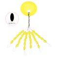 thumbnail image 2 of Unique Bargains 2.5mm/0.1' Fishing Rubber Bobber Beads Stoppers, 450 Pieces 30 in 1 Float Sinker Stops Oval Shape, Yellow, 2 of 6