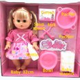 thumbnail image 2 of Ensemble de Poupée Bébé Créatif Simulation Poupée Bébé Réaliste Ensemble Poupée Jouet pour Enfants, 2 of 3