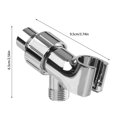 thumbnail image 2 of Riforla American Concealed Shower Holder Shower Bend Connector with Socket Shower Arm Adapter Head Shower Connector Faucets, 2 of 6