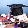 thumbnail image 4 of Tassel Decoration Hanging Date Drop Tassel Pendant Cap Drop Polyester Graduation Cap Drop Prop, Purple, 4 of 9