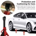 thumbnail image 3 of 4Pcs Floor Jack Pad Adapter    Heavy Duty Rubber Jack Disk Pads V-Shape &  Slotted Frame Jack Stands Slotted Frame Rail Pinch Welds Protector, 3 of 9