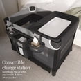 thumbnail image 4 of Evolur Cozy Cove Deluxe Playard, Black, 4 of 9