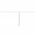 thumbnail image 3 of vidaXL Awning Post Set White 600x245 cm Iron, 3 of 5