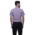 thumbnail image 3 of BESTMAN Chemise Décontractée pour Homme à Manches Courtes, Coupe Ajustée, en Coton, à Boutons, 3 of 5