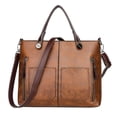 thumbnail image 1 of Estbridg Handbags For Women Large Designer Ladies Bag Bucket Purse Leather, 1 of 3