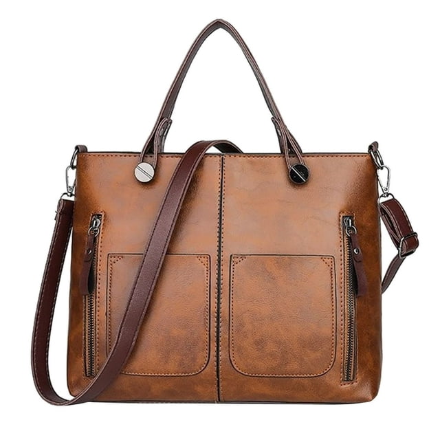 Estbridg Handbags For Women Large Designer Ladies Bag Bucket Purse Leather