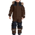 thumbnail image 1 of JMYHOAM Snow Suits Enfants Filles Garçons Combinaisons de Neige Colorées Vestes Combinaisons d'Hiver, 1 of 2