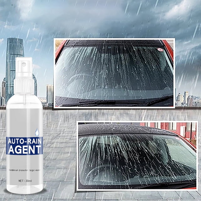 pstuiky Car Glass Cleaner - Rainproof Agent Spray for Windshields 30ml Summer Savings Clearance