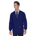 thumbnail image 1 of Landau Vestes de Gommage 5 Poches pour Hommes - Coupe Classique Décontractée, Col Rond, Boutons Pression, Gommages d'Échauffement 7551, 1 of 1