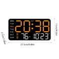 thumbnail image 3 of Yhmxh Home Decor Clearance Room Decor Living Room Decor Digital Wall Clock LED Digital Wall Clock With Large Display Alarm Clock With Digital Calendar Suitable For Living Room Bedroom Office Store, 3 of 4