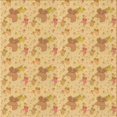 thumbnail image 1 of Ahgly Tapis d'Intérieur Lavable en Machine Carré Orange Transitionnel, 5 Pieds Carré, 1 of 7