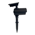 thumbnail image 3 of Mainstays Solar Powered Black LED Landscape Spot Light, 60 Lumens, 3 of 7