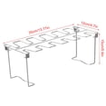 thumbnail image 3 of Oleegame 1PC Rack Wing Holes Holder Leg Chicken Stainless 12 Grill For BBQ Kitchen，Dining & Bar Silver, 3 of 9