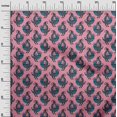 thumbnail image 2 of oneOone Cotton Poplin Pink Fabric Bird Block Sewing Craft Projects Fabric Prints By Yard 42 Inch Wide, 2 of 4