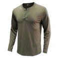 thumbnail image 1 of CEHVOM Men Long-Sleeve Beefy Muscle Basic Solid Pure Color Blouse Tee Shirt Top, 1 of 4