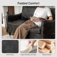 thumbnail image 4 of HOMCOM 55" Loveseat Sofa, Small 2 Seater Couch with Solid Wood Legs, Grey, 4 of 10