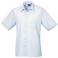 thumbnail image 1 of Premier Chemise de Travail Formelle en Popeline Unie à Manches Courtes pour Hommes, 1 of 4