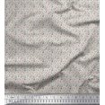 thumbnail image 1 of Soimoi Georgette Viscose Fabric Leaves & Floral Small Decor Fabric Printed Yard 42 Inch Wide, 1 of 3