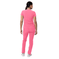 thumbnail image 2 of Adar Addition Go-Basic Scrub Set For Women - Slim V-Neck Scrub Top & Skinny Cargo Scrub Pants, 2 of 7
