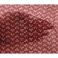 thumbnail image 4 of oneOone Viscose Chiffon Red Fabric Chevron Bandhani Sewing Craft Projects Fabric Prints By Yard 42 Inch Wide, 4 of 4