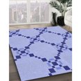 thumbnail image 3 of Ahgly Tapis Rectangulaire Lavable en Machine Intérieur Transitionnel Bleu Pastel, 2 Pieds x 4 Pieds, 3 of 7