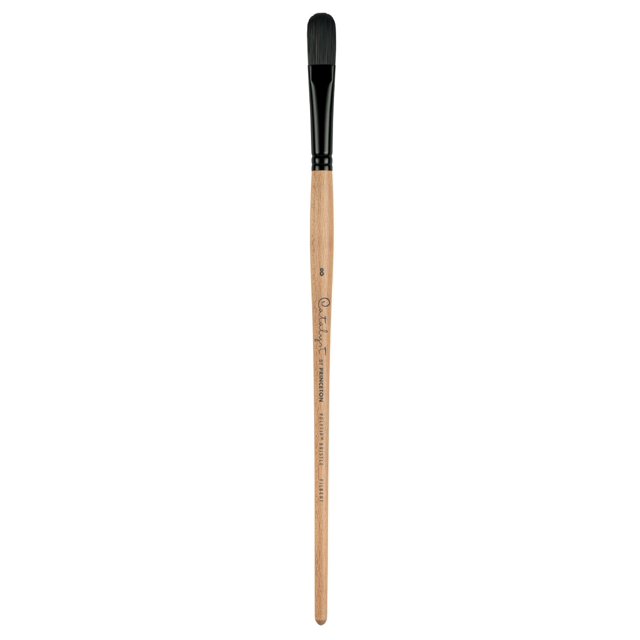DIXON TIC/PRINCETON BRUSH 6400FB12 CATALYST POLYTIP SYNTHETIC BRISTLE LH FILBERT 12