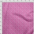 thumbnail image 4 of oneOone Velvet Fuschia Pink Fabric Text Fabric For Sewing Printed Craft Fabric By The Yard 58 Inch Wide, 4 of 5