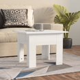 thumbnail image 1 of vidaXL Coffee Table High Gloss White 55x55x42 cm Engineered Wood, 1 of 4