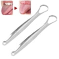 thumbnail image 4 of Tongue Cleaner, Tongue Scraper Stainless Steel Portable Compact  For Men For  Clinic For Home Travel For Women L,S, 4 of 8