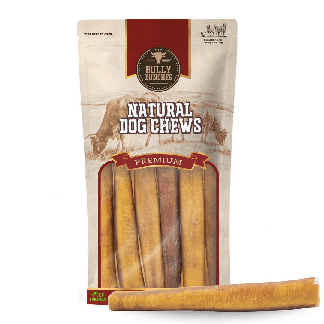 Bully Bunches Premium 6" Jumbo Bully Sticks Odour-Free 6 Pack