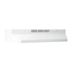 Broan-NuTone 413001 Hotte sans ductless sans duc, avec ventilateur d'échappement pour sous-armoire, 30-Inch, blanc
