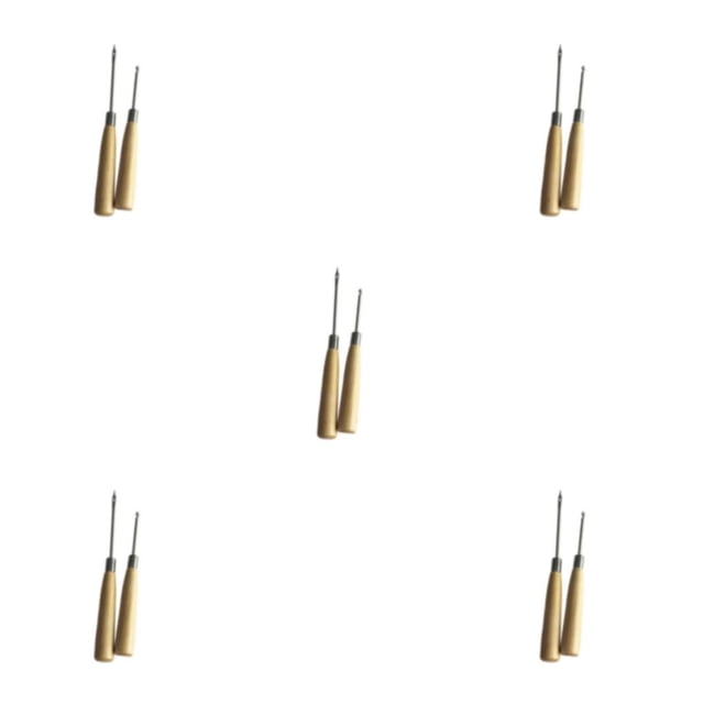 tamizeot 2 Pcs Alêne Classique Outil de Couture pour Perforation Précise avec Style Durable Fait à la Main 5 Ensembles