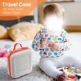 thumbnail image 4 of Travel Case for Yoto Mini (2024 Edition): Eva Holder With Adjustable Strap Grey Mingyqi, 4 of 9