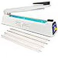 thumbnail image 2 of Impulse Heat Sealer Bag Sealer Machine Handheld Sealer Packaging Machine 3mm Sealing for Bag Width Sealing Machine for Self Sealing Plastic with Extra 4 Replacements 2 Fuse Kit(12 inches), 2 of 4