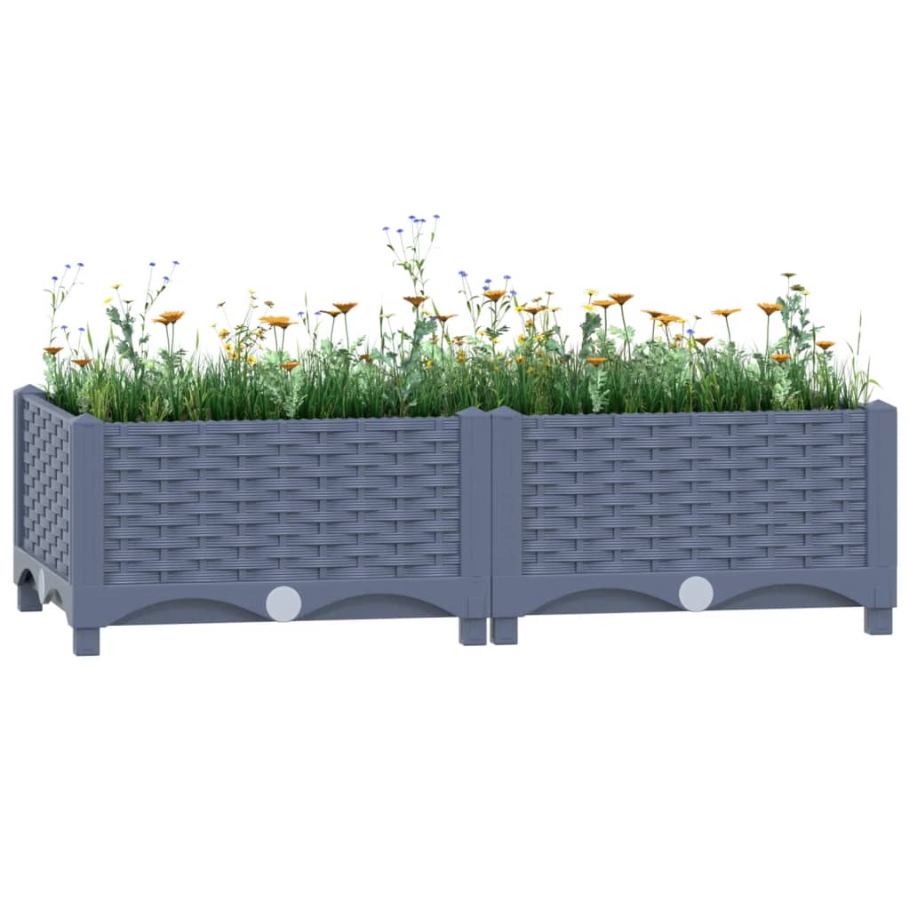 vidaXL Lit Surélevé 80x40x23 cm Polypropylène