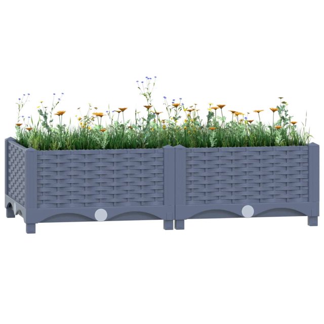 vidaXL Lit Surélevé 80x40x23 cm Polypropylène