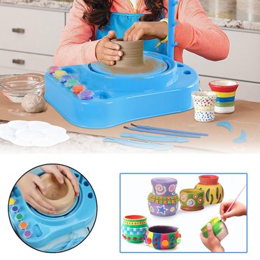Vaidha DIY Pottery Wheels Kit Toy Artist, Ceramic Educational Machine for Kids