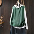 thumbnail image 1 of Women's Solid Color Knitted Vest Loose Large Sized Versatile Coat for Layering over Shirts or Tees, Soft Knit Fabric, 1 of 5